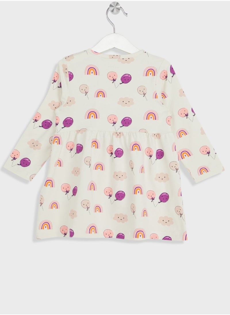 NAME IT - Kids Printed Dress - Image 1