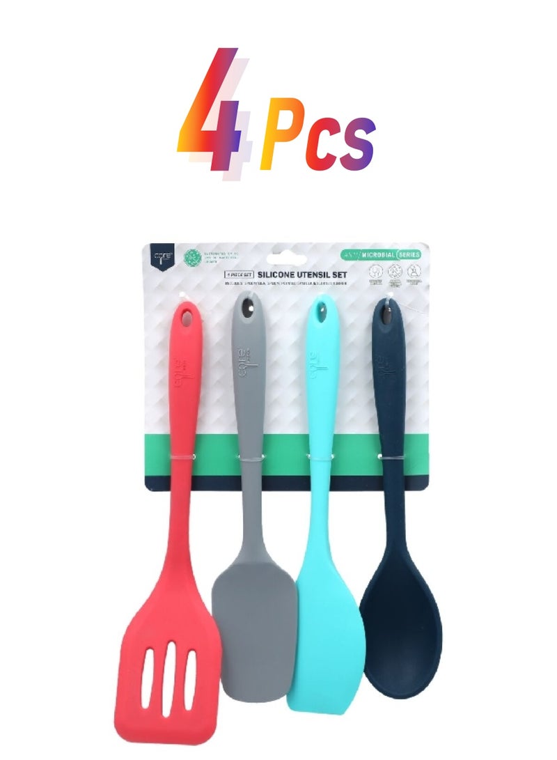 Core Kitchen Anti-microbial Silicone Baking Utensils Multicolour AC31736 - Image 1