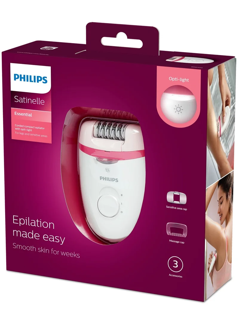 Philips Satinelle Essential Corded compact epilator BRE255/00