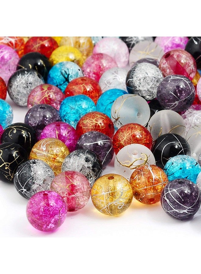 روبيكا خرز زجاجي كريستالي تشيكي مستدير متنوع من Druk Crackle لصنع المجوهرات (6 مم 50 قطعة) - Image 4