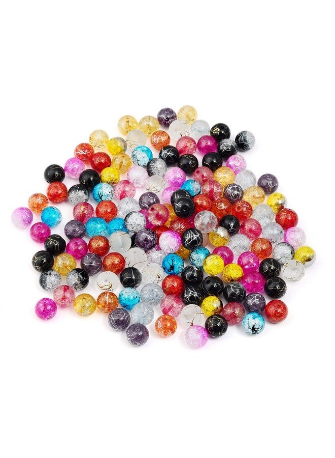 روبيكا خرز زجاجي كريستالي تشيكي مستدير متنوع من Druk Crackle لصنع المجوهرات (6 مم 50 قطعة) - Image 2