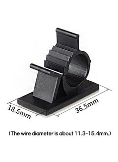 Beyond 20 Pcs Adjustable Wire Clips Cable Clamp, Adhesive organizer Cable Clips, Suitable for Data Cables, Network Cables, Mouse Cables, etc  - Image 2