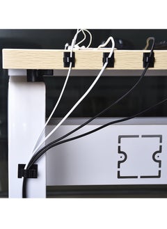 Beyond 20 Pcs Adjustable Wire Clips Cable Clamp, Adhesive organizer Cable Clips, Suitable for Data Cables, Network Cables, Mouse Cables, etc  - Image 4