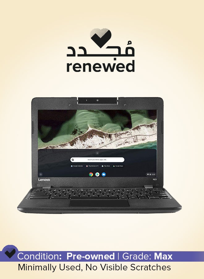 لينوفو جهاز Chromebook N23 (2017) المجدد مع شاشة 11.6 بوصة، معالج Intel Celeron/الجيل الثالث/ذاكرة RAM 4GB/ذاكرة eMMC 16GB/رسوميات مدمجة - Image 1