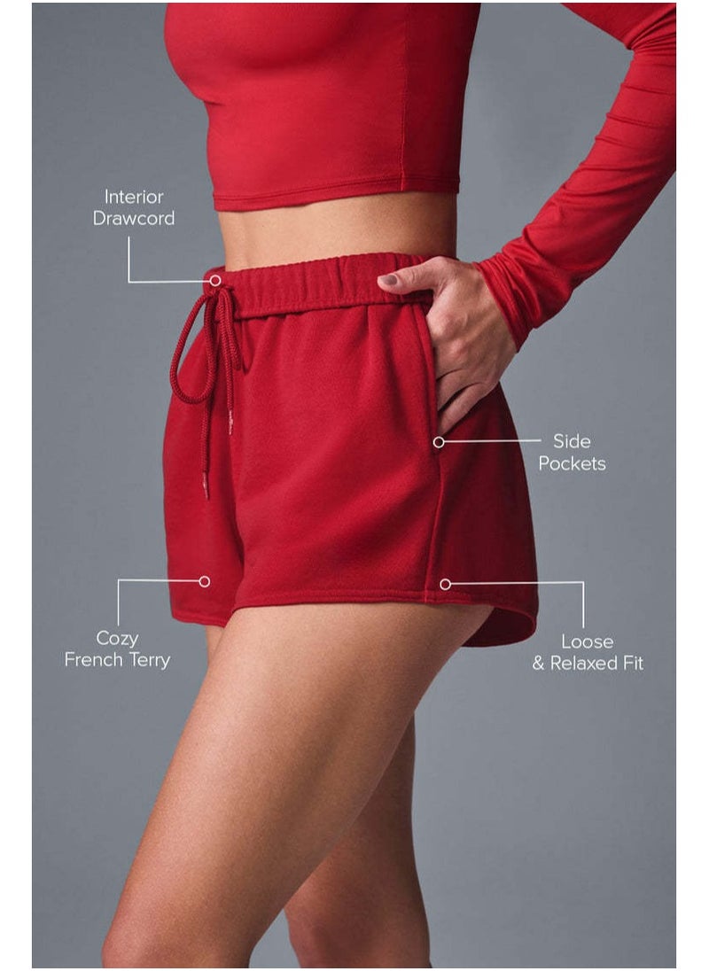alo - ALO red sports three-point shorts - Image 1
