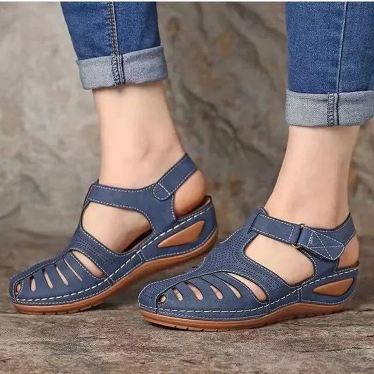 Foreign Trade Large Size Sandals Women''s 2020 Summer New and Casual Wedge Sandals for Women - Image 2