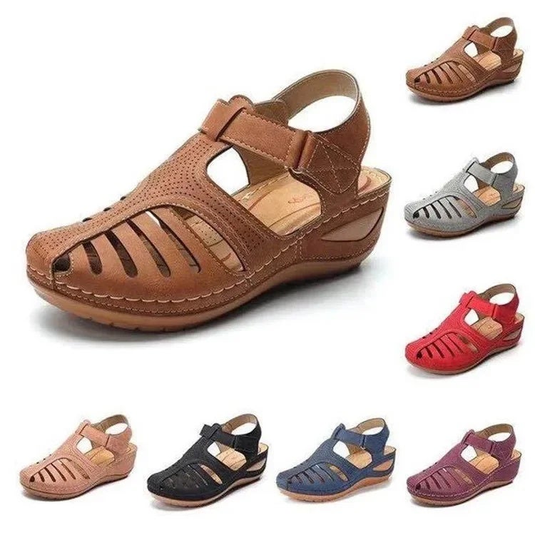 Foreign Trade Large Size Sandals Women''s 2020 Summer New and Casual Wedge Sandals for Women - Image 3