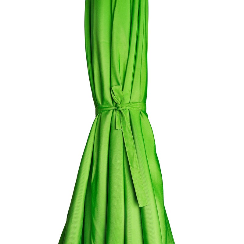 Blissun 9' Outdoor Patio Umbrella, Outdoor Table Umbrella, Yard Umbrella, Market Umbrella with 8 Sturdy Ribs, Push Button Tilt and Crank (Lime) - Image 5