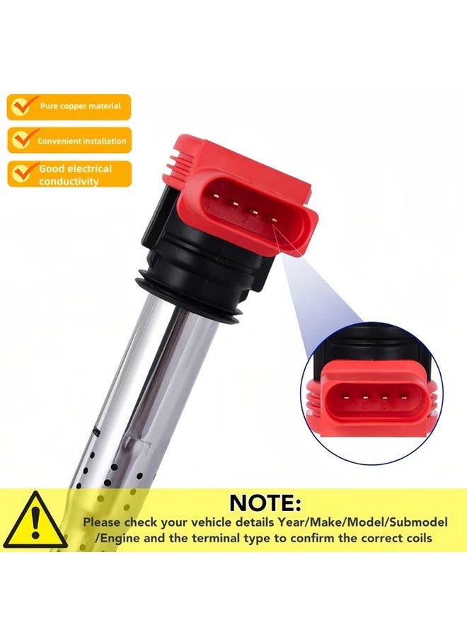 Ignition Coil Model 06E905115E For 3 0T 5 2L 4 2L Engine Displacement - Image 2