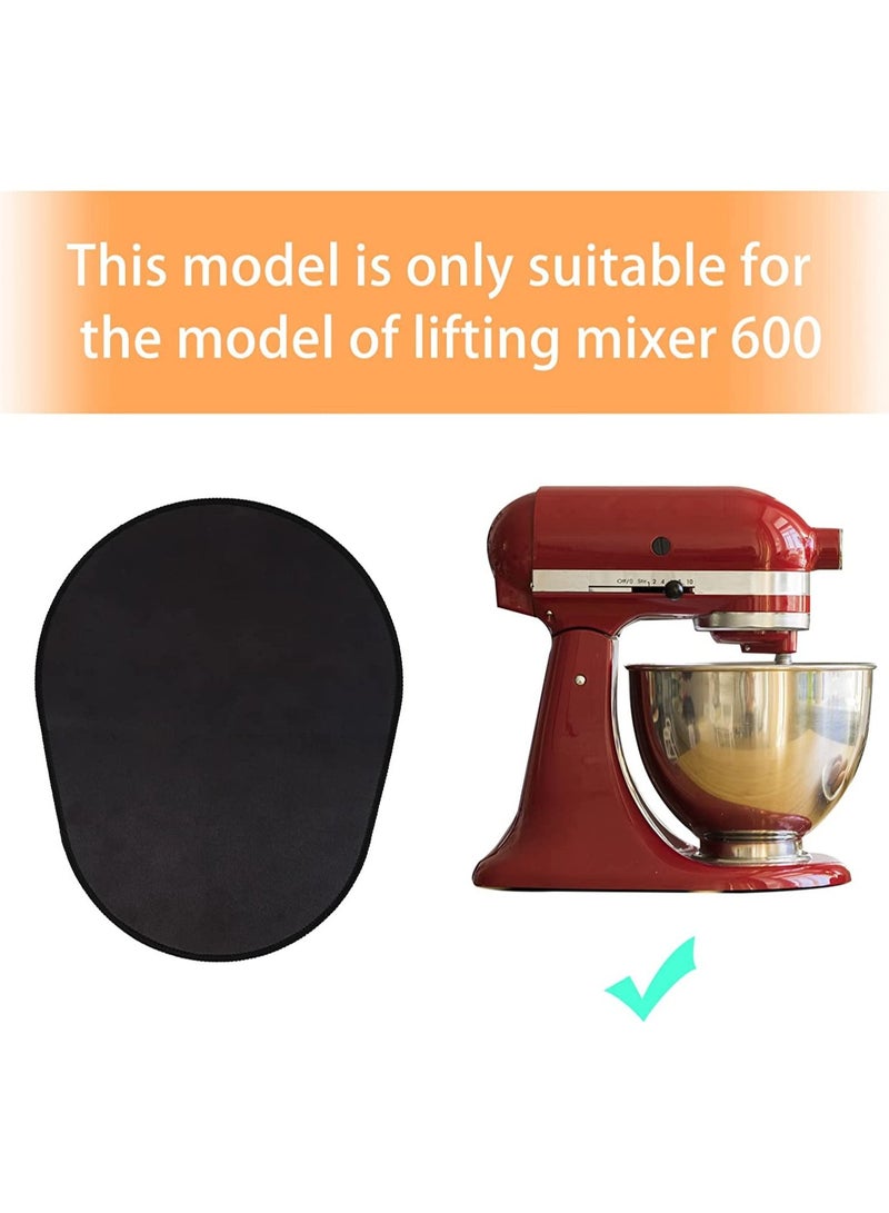 SYOSI Mixer Slider Mat for KitchenAid Professional 6 QT Mixer Bowl Lift 37*29cm Black Compatible with Professional 600 KitchenAid Mixer Accessories 5 QT 5-8 QT Bowl Lift KitchenAid Slider Mat  - Image 3