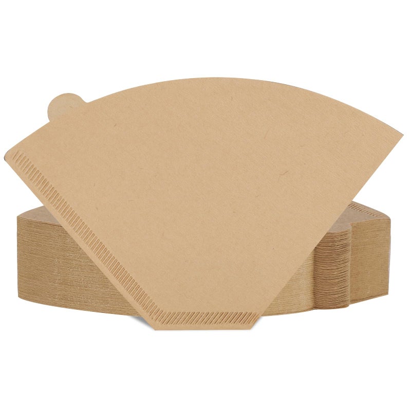 160 Count 4 Cone Coffee Filters 812 Cup Disposable Coffee Filters 4 Cone Paper Unbleached Natural Number 4 Filters Paper Compatible with Ninja Coffee Filter Drip and Pour Over Coffee Maker