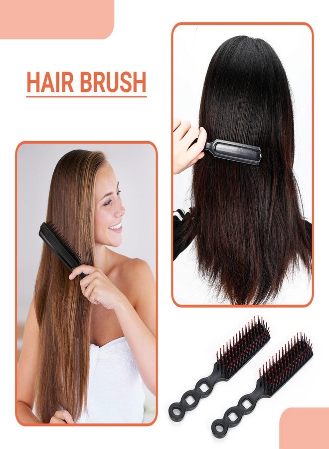 Hossmily 100 Packs Bulk Hair Brushes for Homeless, Anti Entangling Hair Brushes Anti Static Massage Combs, Disposable Plastic Hairbrush suitable Shelter Hotel Nursing Home Charity Church -Individually Wrapped - Image 3