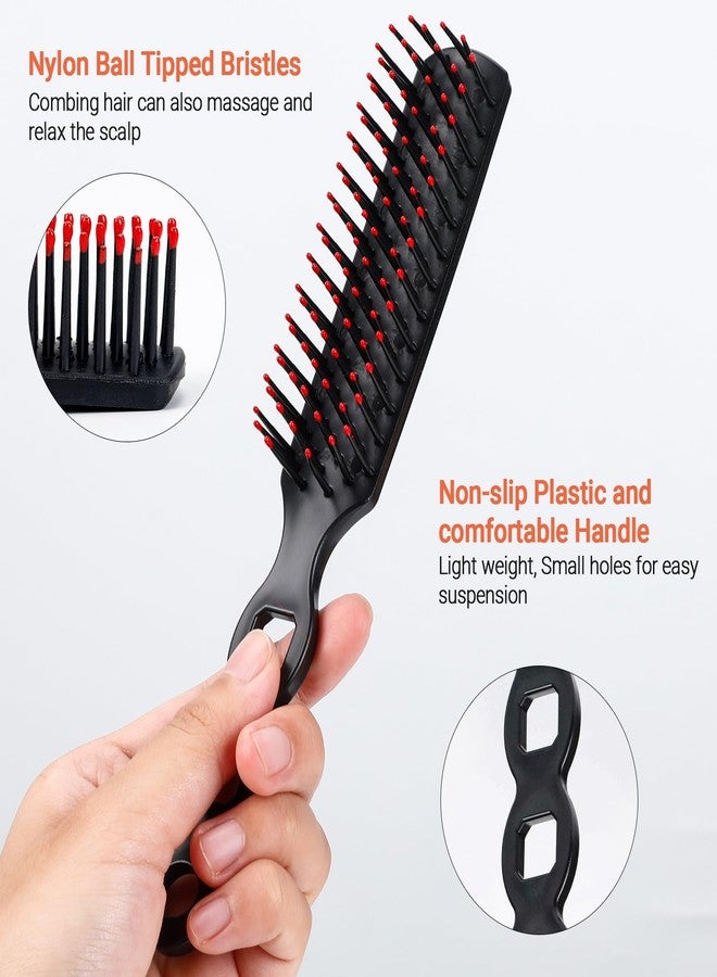 Hossmily 100 Packs Bulk Hair Brushes for Homeless, Anti Entangling Hair Brushes Anti Static Massage Combs, Disposable Plastic Hairbrush suitable Shelter Hotel Nursing Home Charity Church -Individually Wrapped - Image 2