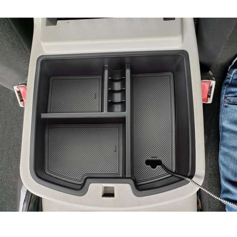 TOPINSTALL Center Console Organizer Compatible with 20072014 Chevy Silverado GMC Sierra Avalanche Tahoe Suburban Yukon Yukon XL Accessories Truck Console Organizer Storage Full Size Tray