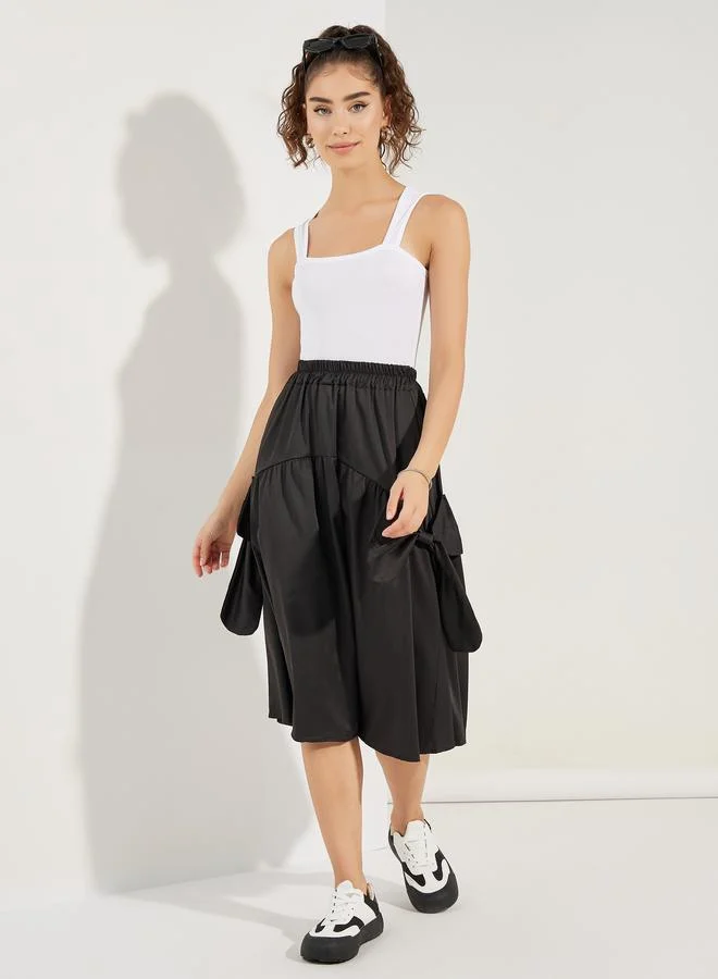 ستايلي Square Neck Ribbed Bodysuit