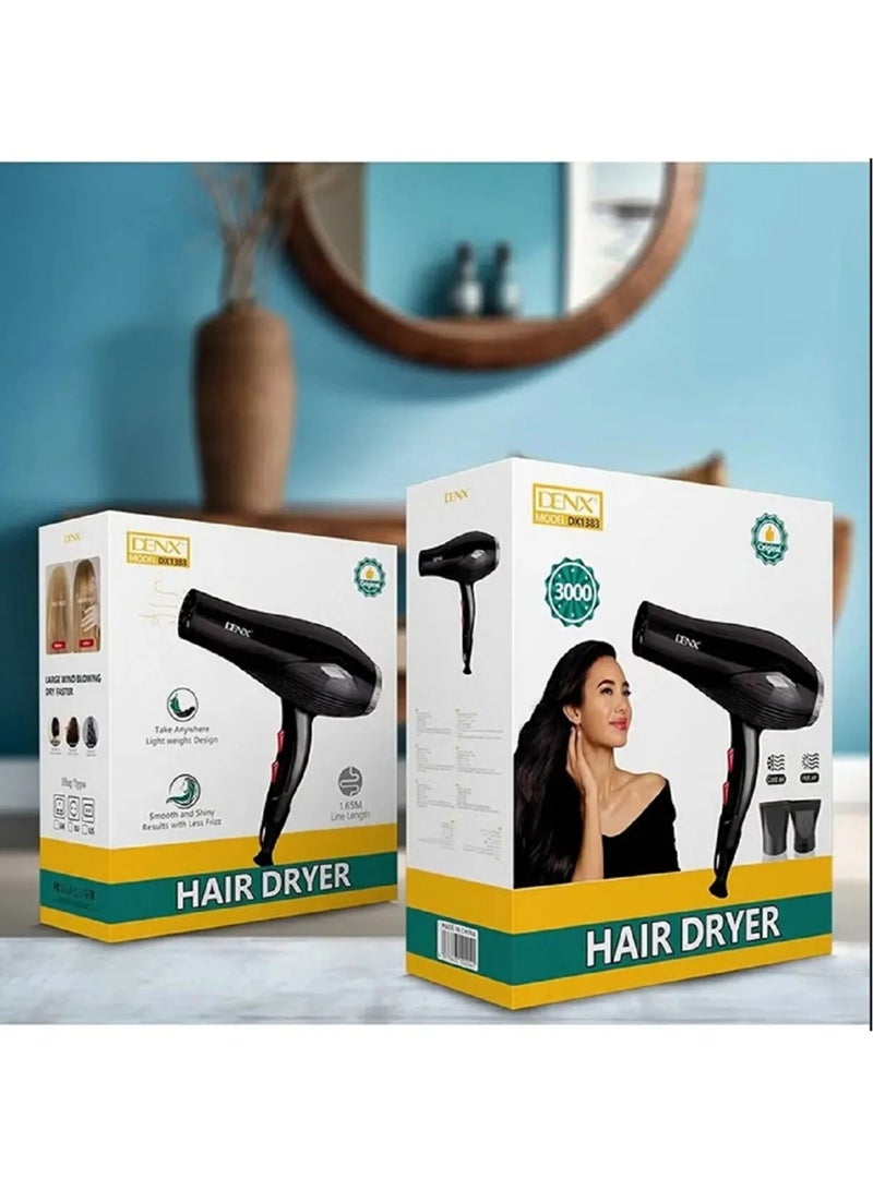 Denx Professional Hair Dryer from M DX1384 with high power and comfortable design - Image 3