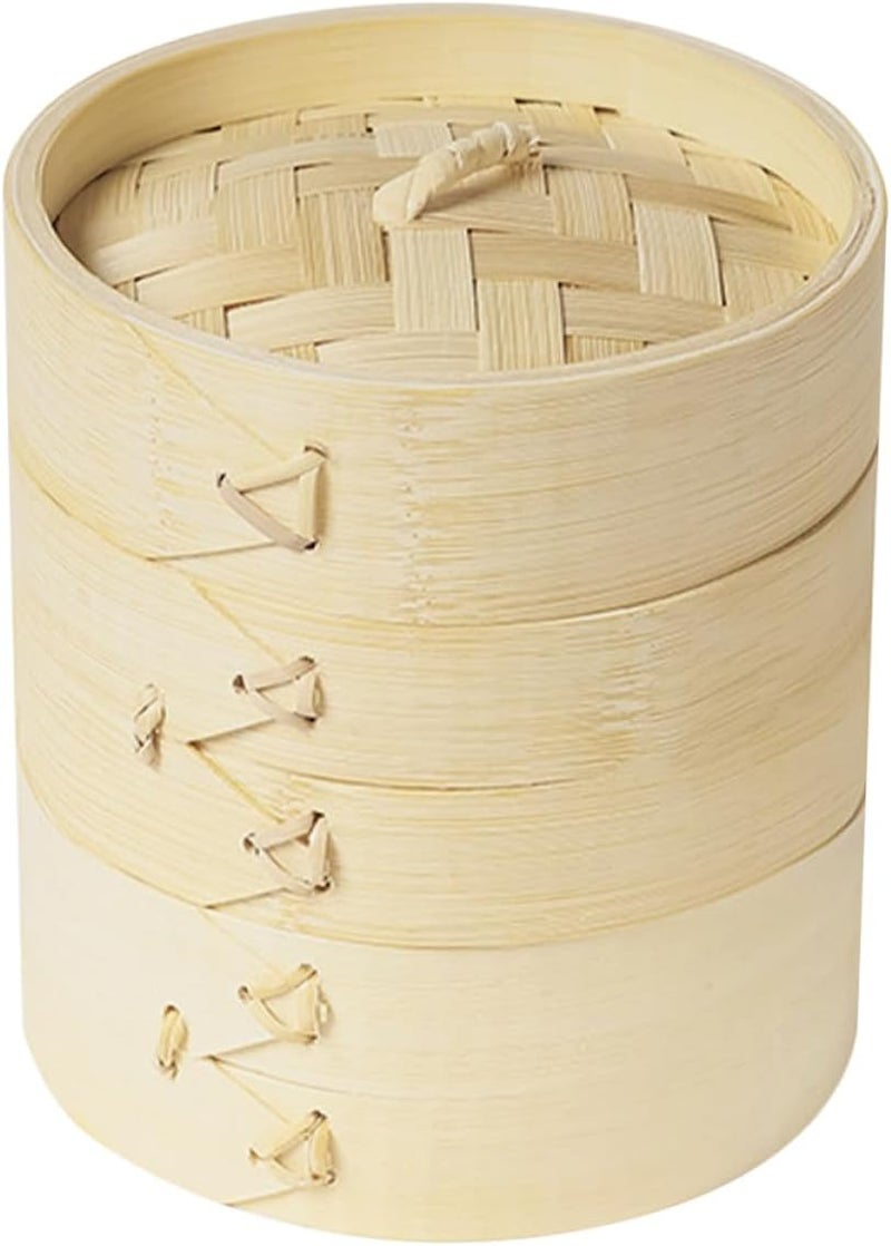 Steamer Basket Large Size for Pot Cooking, Multi-function Food Steamer for Rice, Dumplings, Bao Buns, Food, Natural Cooking Basket for Outdoor and Home Use - Image 1
