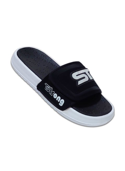 Big ST Fabric And Nubuck Leather Upper Men's Cushioned Slipper