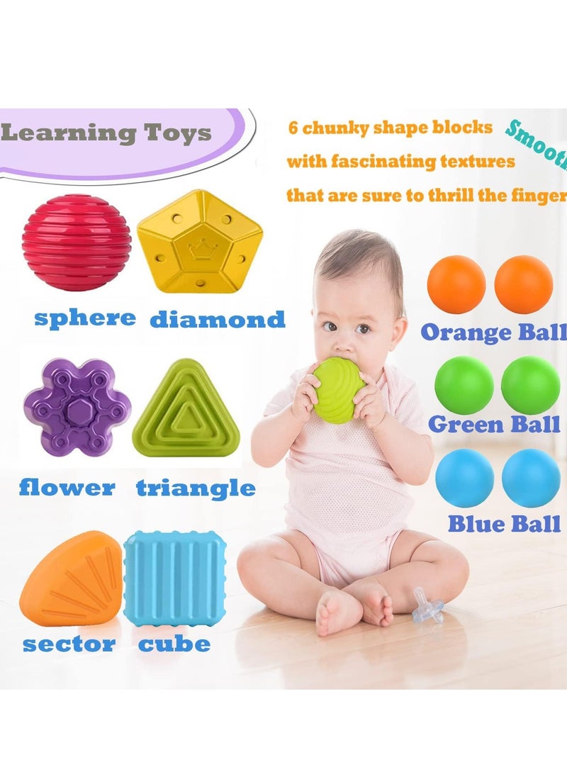 spa luxetique Acrylonitrile Butadiene Styrene Baby Toys 12-18 Months,Baby Sensory Fine Motor Skills Developmental Toys,Gifts for 6 9 12 18 Month Age 1 2 3 4 One Two Year Old Boys Girls Kids, multicolor  - Image 3