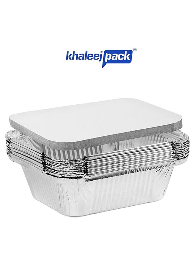 Khaleej Pack Aluminium container 420ml  Pack of 10 pcs - 8342 - Image 4