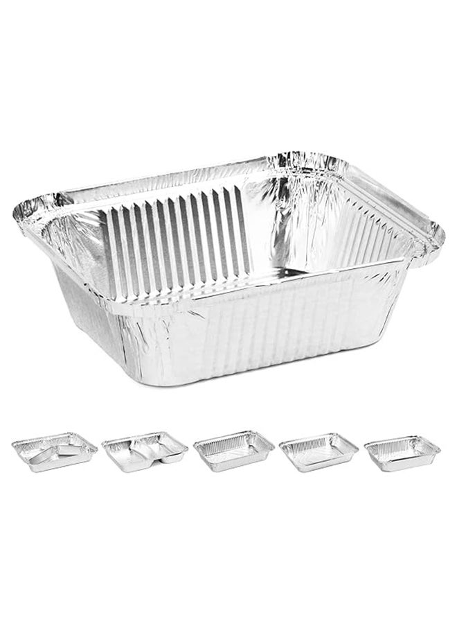 Khaleej Pack Aluminium container 420ml  Pack of 10 pcs - 8342 - Image 3