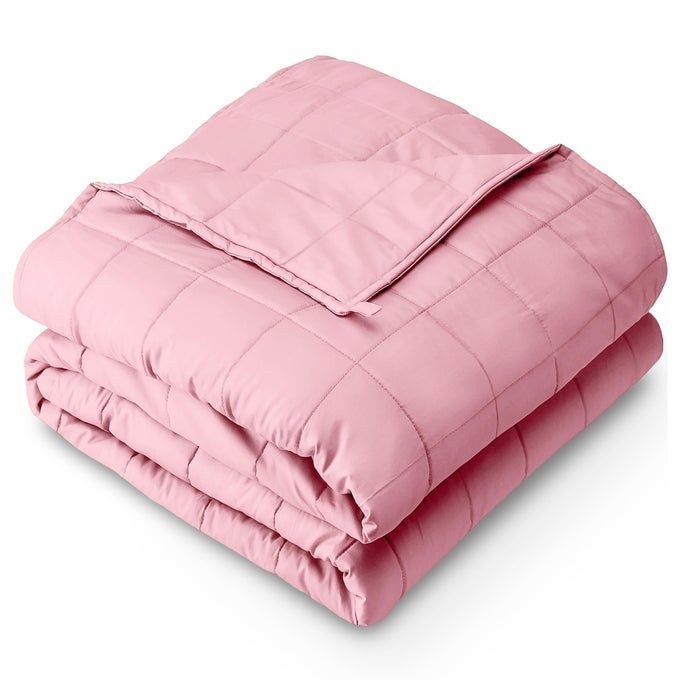 WEIGHTED BLANKET 40X60 10LBS LIGHT PINK
