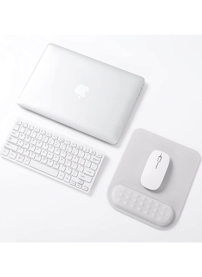 Hihonor - Mouse Pad Wrist Rest, Memory Foam , Ergonomic Wrist Rest Support, with Non-Slip Base for Computer, Gaming, Office, for Easy Typing, Pain Relief - Image 1