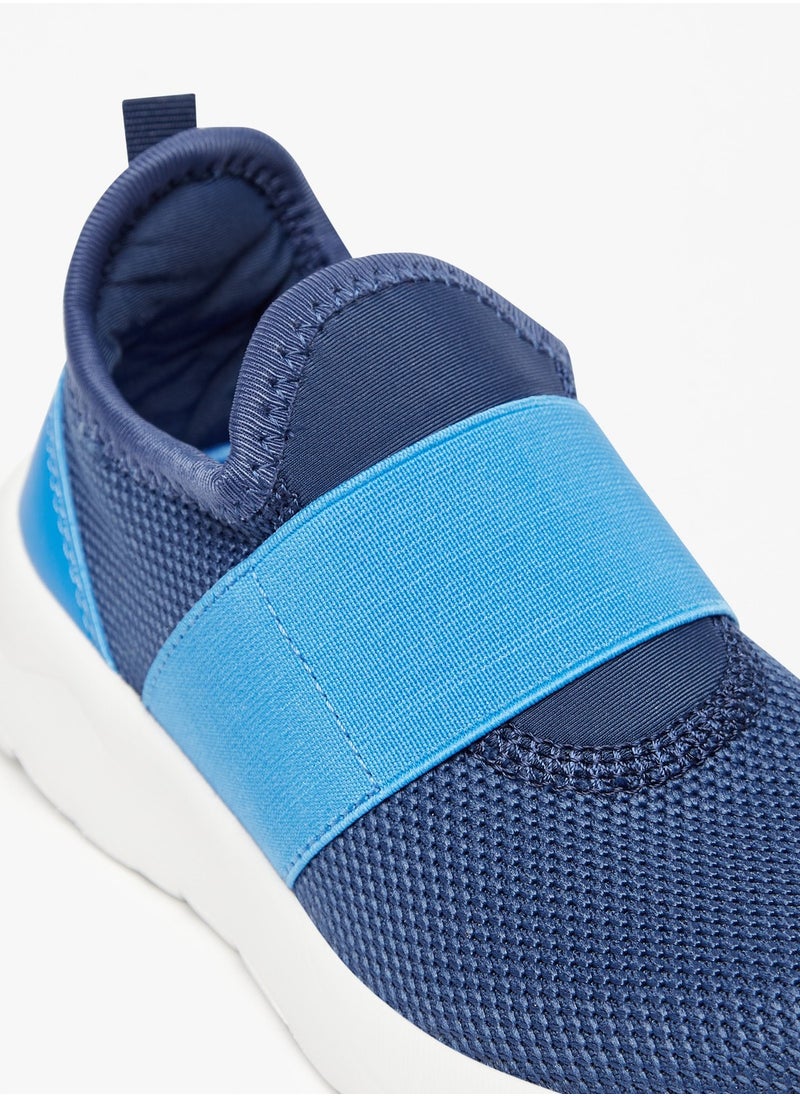 Boys Textured Slip-On Sports Shoes