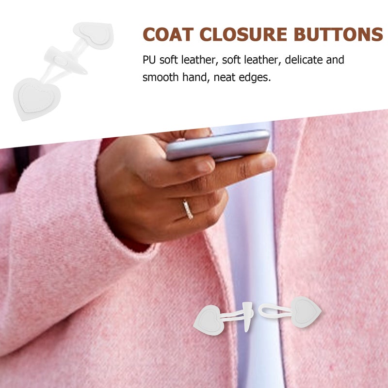 20 Pairs of Clothing Belt Buckles Garment Belt Coat Buckles Wind Coat Belt Buckles - Image 4