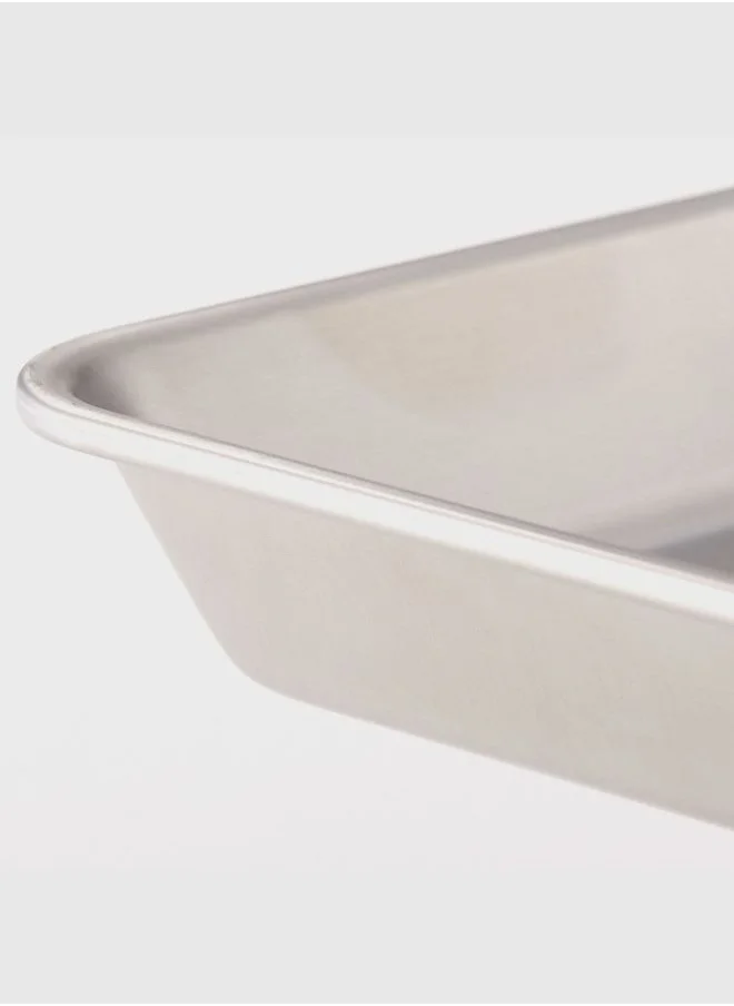 MUJI Stainless Steel Bat, W 21 x D 17 x H 3 cm, S, Silver