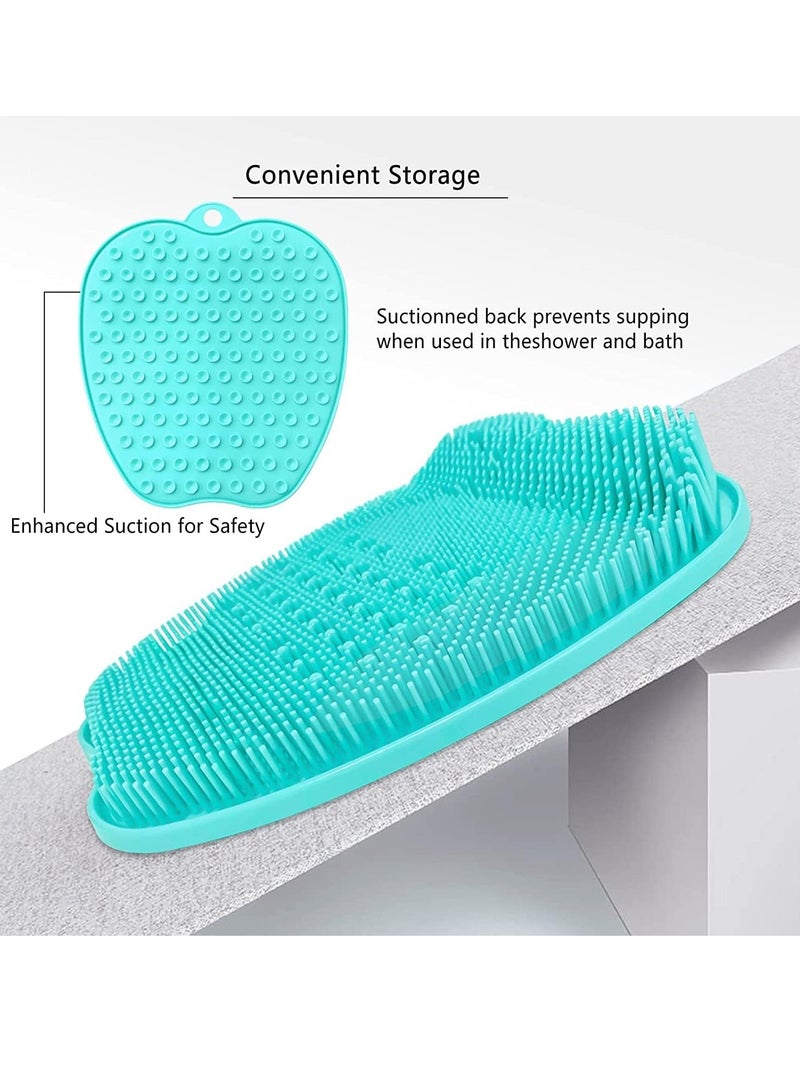 RATSAW Foot Scrubber Cleaner Massager Shower Foot Massager Cleaner Brush with Non-Slip Suction Cups and Soft Foot Acupressure Massage Mat for Foot Care Foot Circulation and Reduces Foot Pain - Image 5