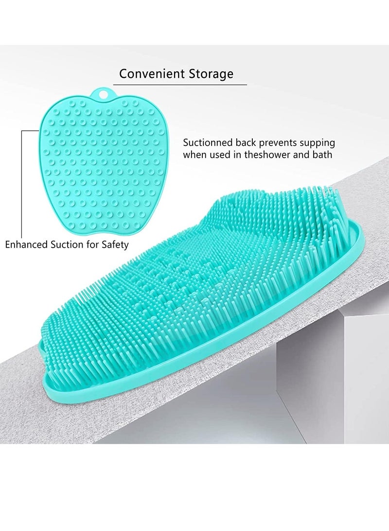 RATSAW Foot Scrubber Cleaner Massager Shower Foot Massager Cleaner Brush with Non-Slip Suction Cups and Soft Foot Acupressure Massage Mat for Foot Care Foot Circulation and Reduces Foot Pain - Image 3