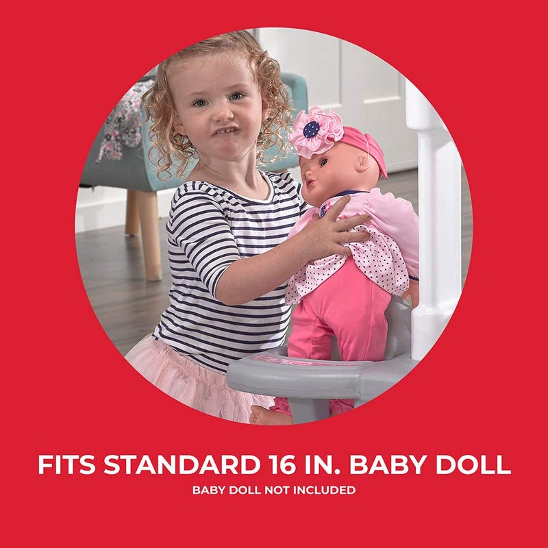 Step2 Love & Care Deluxe Baby Doll Nursery Playset for Kids, Combined Kitchen and Changing Station, Includes Toy Accessories, Easy to Assemble, Toddlers Ages 2 - 6 Years Old, Lavender - Image 5