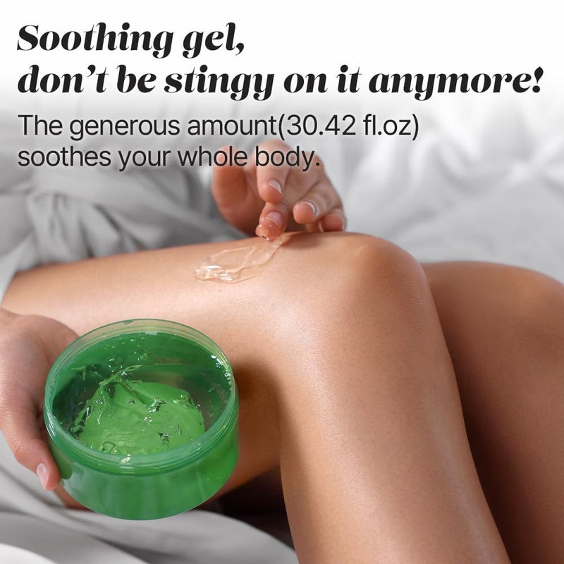EUNYUL [PACK OF 3] Aloe Vera Soothing Gel 10. 14 fl. oz. / 300ml X 3EA Korean Skincare Body Care, After Sunburn - Image 4
