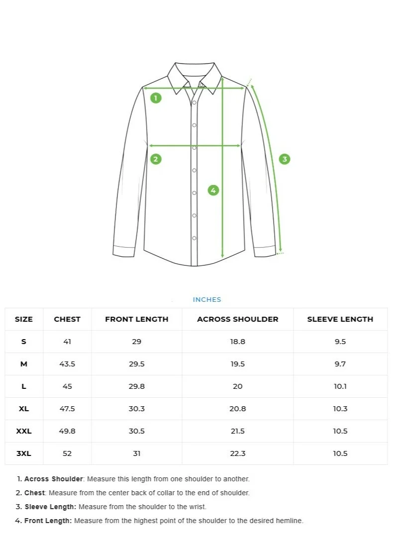 THE BEAR HOUSE  Cotton Shirt for Men | Slim Fit, Long Sleeve, Casual & Formal Wear | Soft, Breathable Fabric for Office, Everyday, & All-Season Use in Classic & Trendy for Men | Best Price UAE