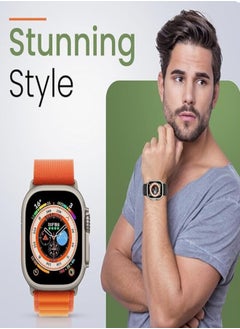 Watch Ultra Smart Watch with Aluminum Body Blue