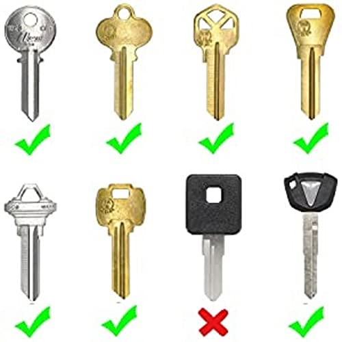 LABEL-LABEL-KEY-CAPS Label-Label Color-Coded Key Cap Covers + Free Key-Chain & Writable ID Tags – Stretchy Rubbery Fit for Most Keys (8 Pack Multicolor) - Image 2