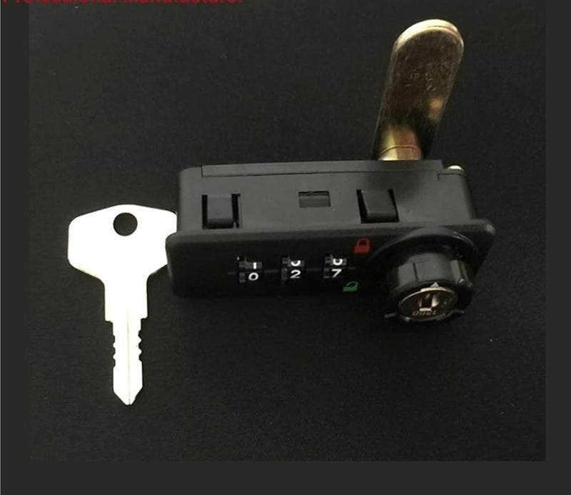 MS514 3 4 Digit Combination Cabinet Cam Lock with Reset Key for Door Drawer Jewelry Box - Image 5