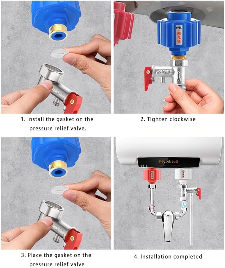 صمام تخفيف الضغط 0.8 ميجا باسكال لمنع تسرب سخان المياه الكهربائي بكفاءة - Image 4