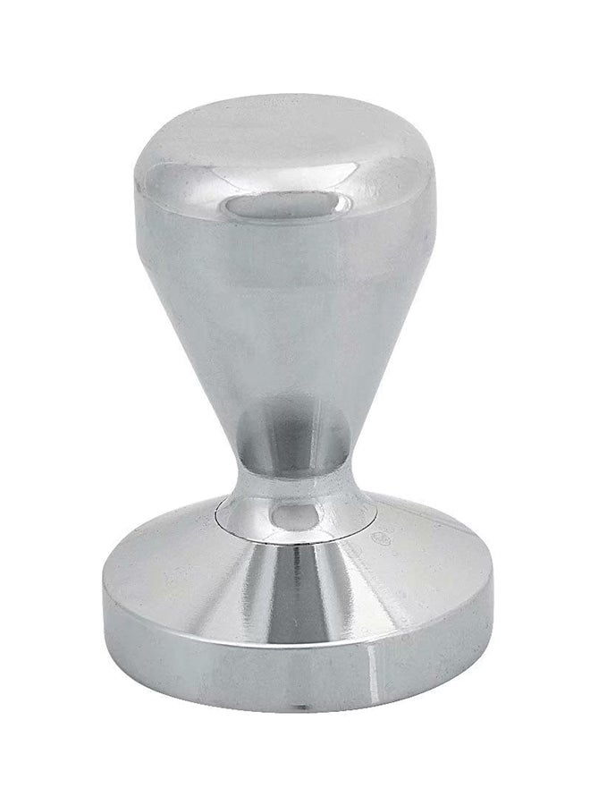 Coffee Bean Powder Tamper With Hammer Pressure Bar Silver 51mm