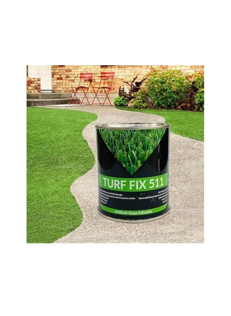 Generic Turf Fix Glue 511/ Artificial grass adhesive/Indoor & Outdoor/Fixing Artificial grass/Green Grass/Specially developed for Hot Climate/Strong bond/Made in UAE/ 650 mL 