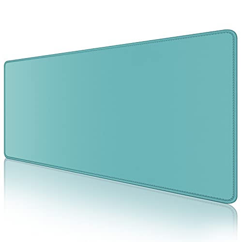 Dapesuom Large Mouse Pad, Extended Gaming Mouse Mat with Stitched Edges, Full Size Desk Mats with Non-Slip Base, Computer Big Desktop Keyboard Pad for Gamer, Laptop, Office, 23.6 x 11.8 in, Green - Image 1