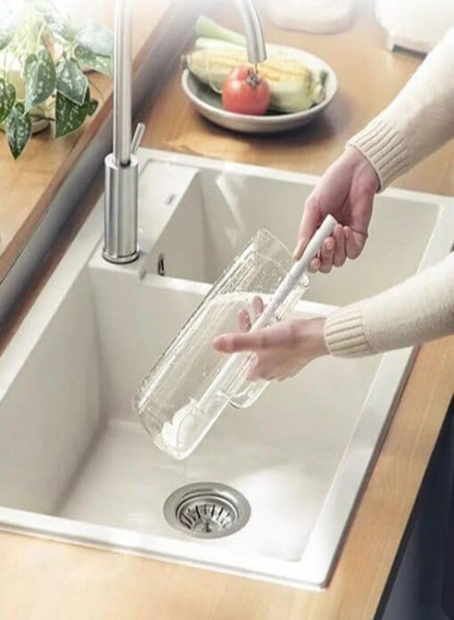 ZUPTIX Long Handle Silicone Bottle Cleaner Brush for Washing Water Bottle, Solution Bottle, Mug. Cleaning Brush - Image 4