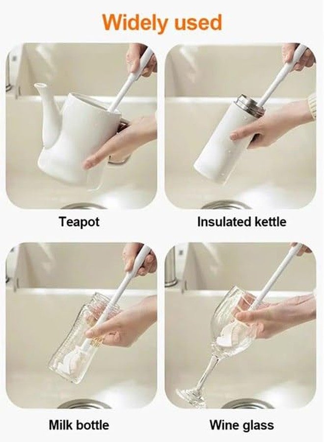 ZUPTIX Long Handle Silicone Bottle Cleaner Brush for Washing Water Bottle, Solution Bottle, Mug. Cleaning Brush - Image 5