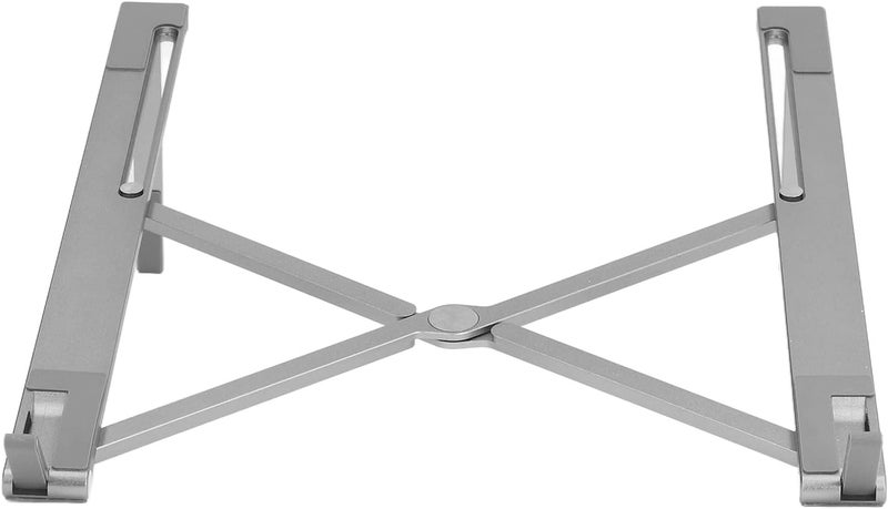 Adjustable Laptop Stand Aluminum Alloy Foldable Holder for 10-17in Tablets and Notebooks - Ergonomic, Portable, Anti - Slip Design for Office and Home Use - Image 1