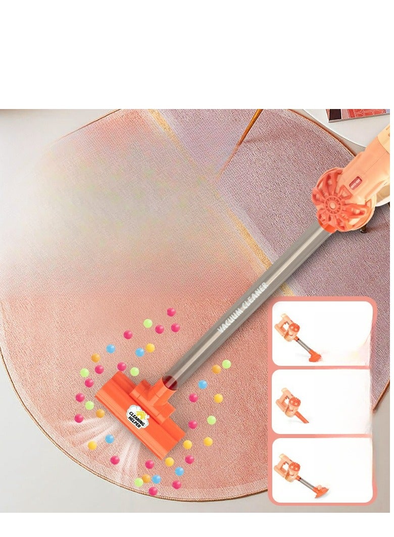 Children's Fun Playhouse Simulation Electric Vacuum Cleaner Cleaning Toy Set - Image 3