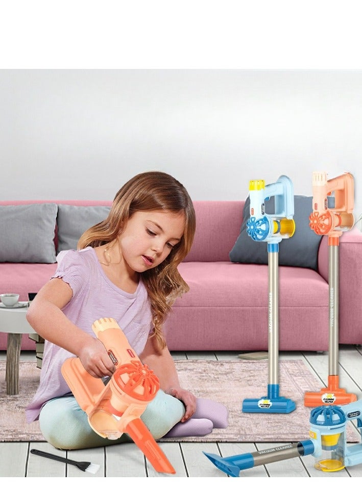 Children's Fun Playhouse Simulation Electric Vacuum Cleaner Cleaning Toy Set - Image 4