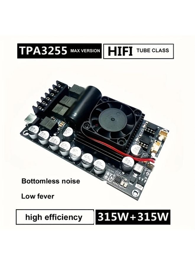 1pc TPA3255 630W High Power 315W 315W Stereo Low Noise HIFI Digital Amplifier Board - Image 5