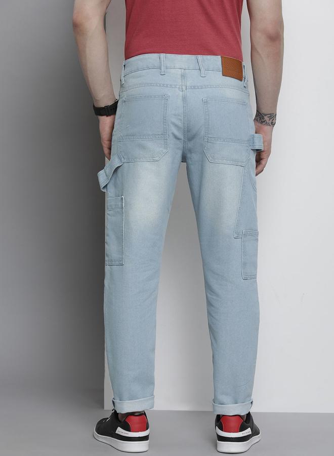 The Indian Garage Co Men Regular Fit Jeans with Graphic Print - Image 3