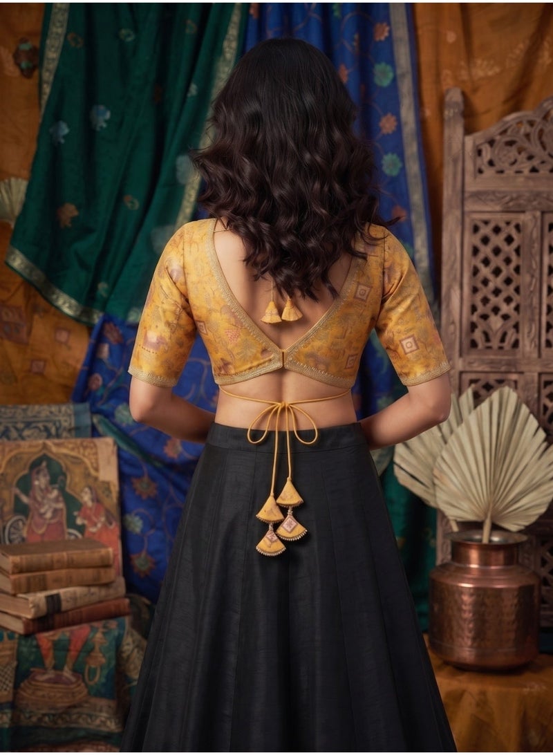 Nool Haveli Mughal Inspired Jungle Blouse - Image 4